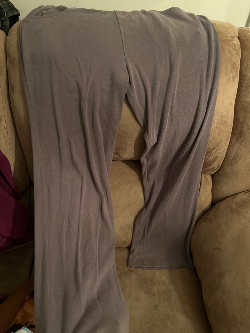 Isabella Bird cotton stretch pants gray